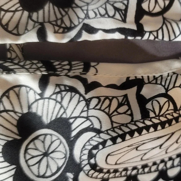 The Limited top tunic blouse black& Ivory size xs - Picture 7 of 8